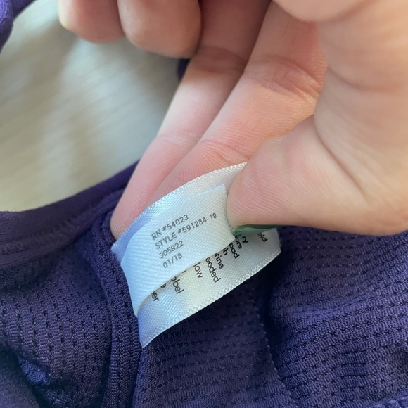 Athleta fully focused sports bra purple small - Picture 6 of 10